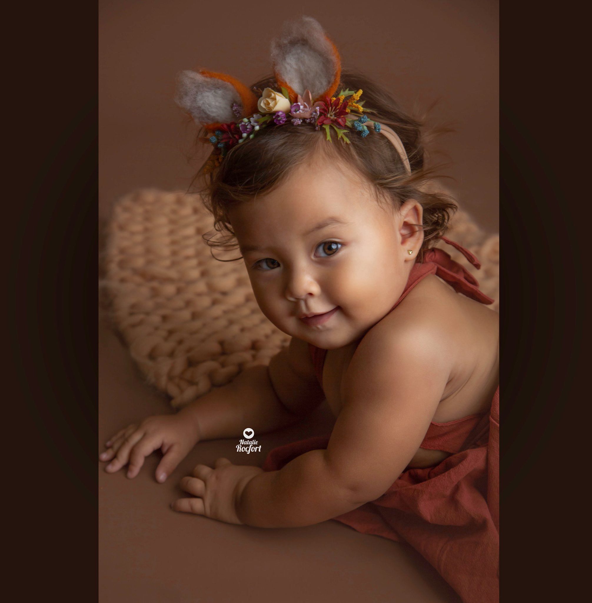 Vera Rocfort disfraz zorrita, fotografía de bebés Lima Perú Natalie Rocfort